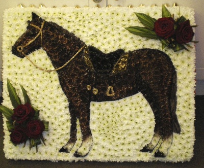 Horse in Flowers