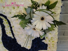 Spurs Badge Funeral Flowers
