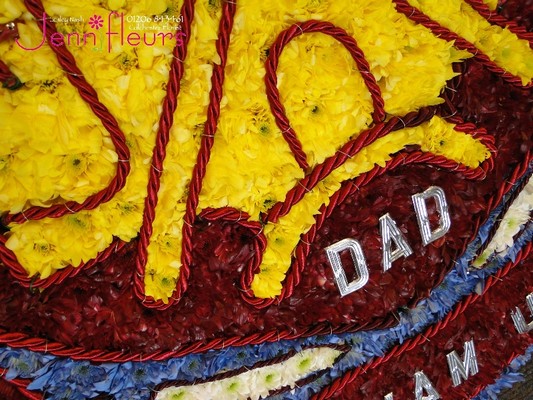 West Ham Badge Funeral Flowers