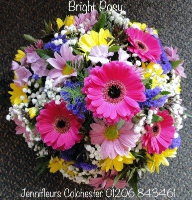 Bright Funeral Posy