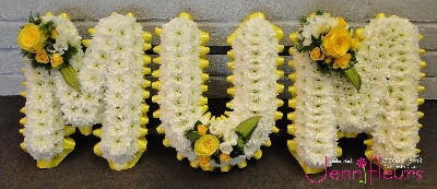 Yellow Mum Funeral flowers