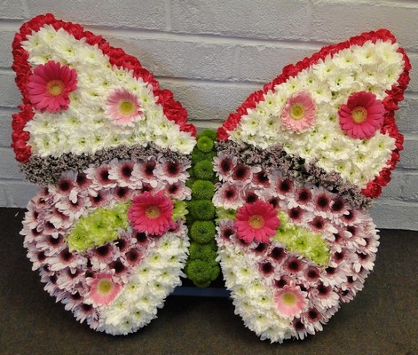 Butterfly Funeral Flowers