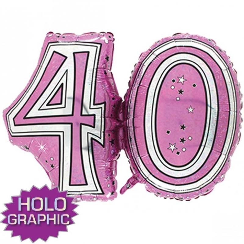 40th Birthday (Joined) buy online or call 01206 843461