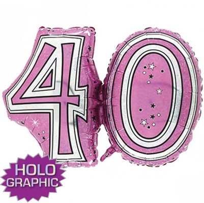 40th Birthday (Joined) buy online or call 01206 843461