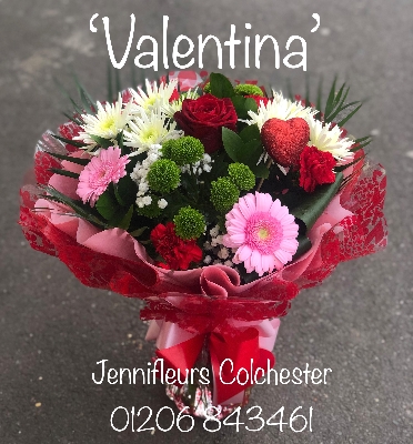 Romantic Flowers by Jennifleurs Florist Colchester