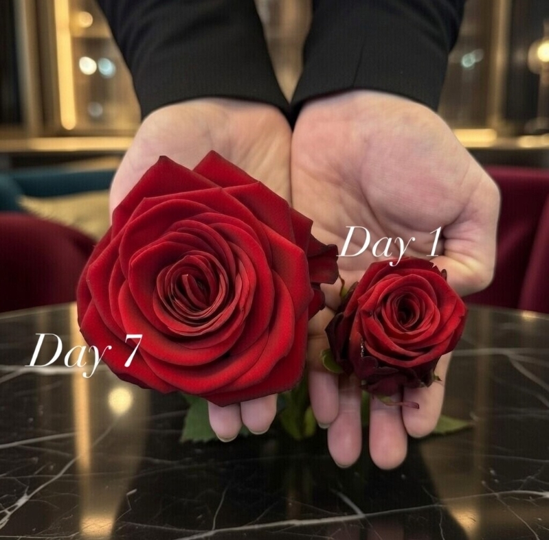 6 Red Rose Tesla Bouquet Colchester