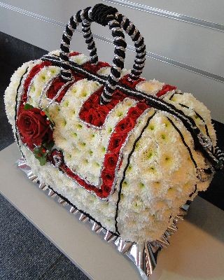 Hand Bag Funeral Flowers