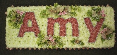 Dainty Blocked Letter Tribute