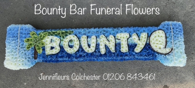 Bounty Bar Funeral Flowers