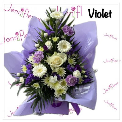 Violet Flower Arrangement