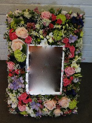 A4 Floral Picture Frame