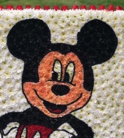 Mickey Mouse in Flowers