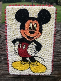 Mickey Mouse in Flowers