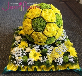 Funeral Flowers Football