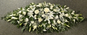 White Coffin Flowers