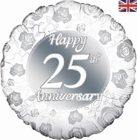 25th 'Silver' Wedding Anniversary