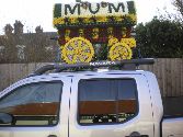 Gypsy Wagon Funeral Flowers