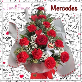 Mercedes Valentines Flowers