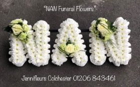 NAN Funeral Flowers White
