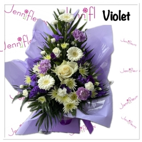 Violet Flower Arrangement