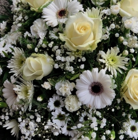 White Funeral Posy Colchester
